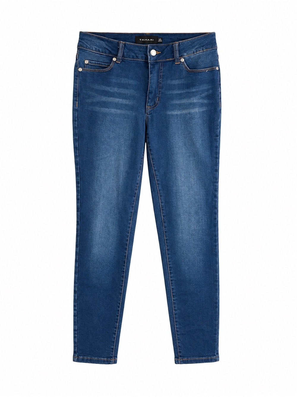 Tahari Chloe Skinny Jeans - Dark Wash Stretch Denim Classic Slim Fit. Size 4/27